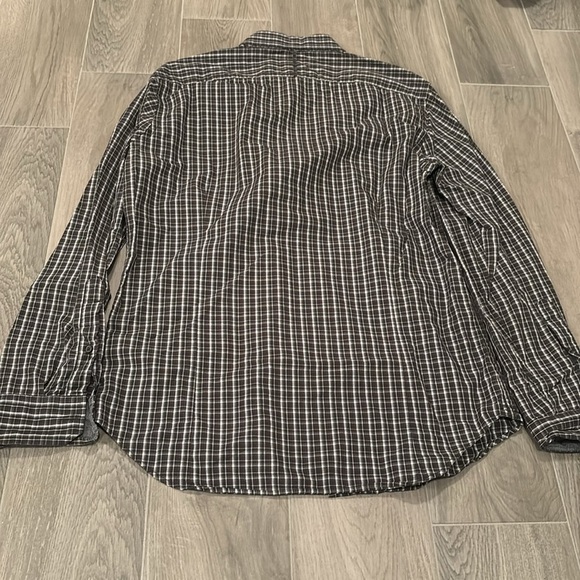 Banana Republic Men’s Brown Button Up Size M Slim Fit - Picture 2 of 3